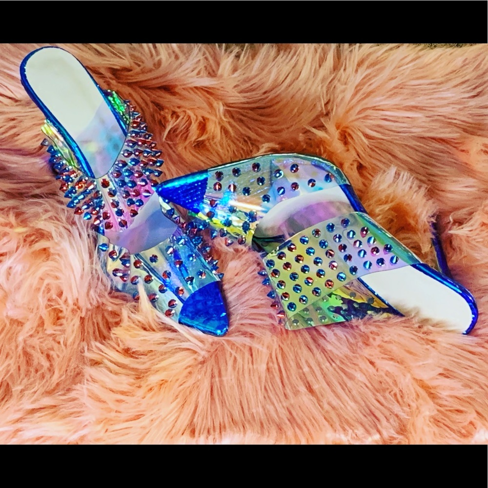 Multi colored mule NWOT